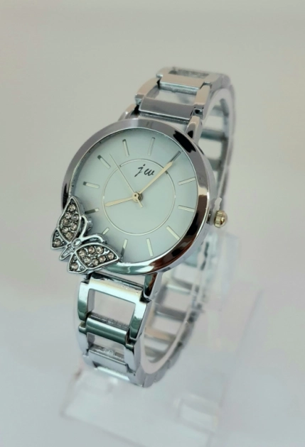 Damski zegarek ze srebrną bransoletą - 