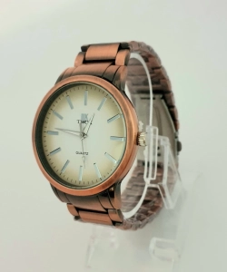 Męski zegarek z metalową bransoletą